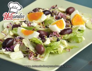 Peynir Zeytin Salatası Tarifi