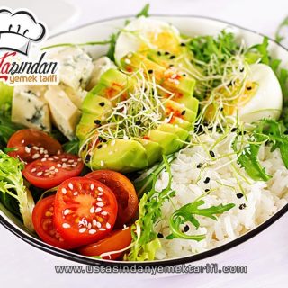 Pirinçli Avokado Salatası Tarifi