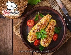 Fırında Peynirli Kabak Tarifi