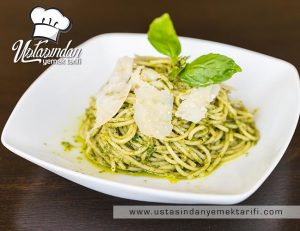 ıspanak soslu makarna tarifi