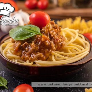 Kıymalı Spagetti Tarifi, bolonez sosslu spagetti