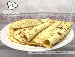Sade krep tarifi, crepe recipe