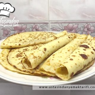 Sade krep tarifi, crepe recipe