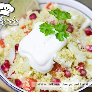 Yoğurtlu Kuskus Salatası tarifi