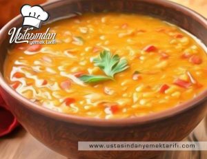 Zayıflatan diyet mercimek çorbası tarifi