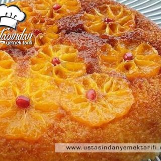 Tavada Nefis Mandalinalı Kek Tarifi