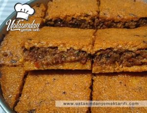 Tepside içli köfte tarifi