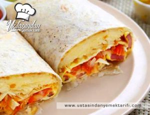 Lavaş omlet tarifi