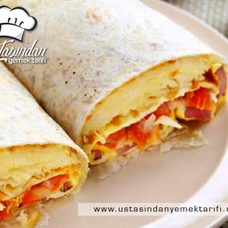 Lavaş omlet tarifi