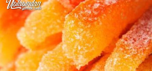 Portakal kabuğu şekerlemesi tarifi