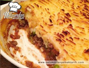 Kıymalı patates püresi tarifi