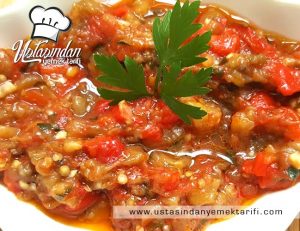 Közlenmiş Patlıcanlı Kahvaltılık Sos Tarifi, eggplant breakfast sauce recipe
