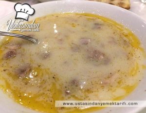 Maraş Usulü Paça Çorba, Maraş Usulü kelle paça tarifi, trotter soup recipe