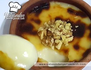 Meşhur Osmanlı Tatlısı Sütkeri beya Süt Helvası, Ottoman milk halva recipe