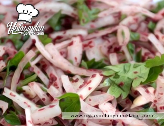 Sumaklı soğan salatası tarifi, sumac onion salad recipe