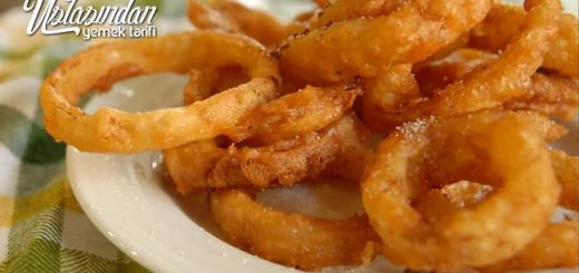 AİRFRYER SOĞAN HALKASI TARİFİ, airfryer onion ring recipe