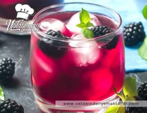 Karadut Şerbeti Tarifi, black mulberry sorbet recipe