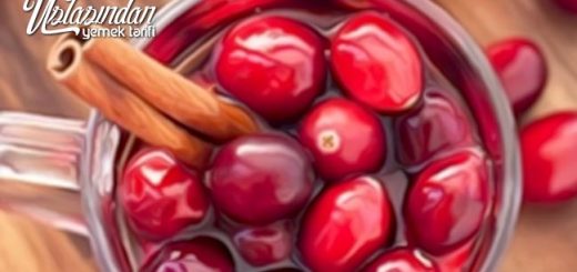 Kızılcık şerbeti tarifi, cranberry sorbet recipe