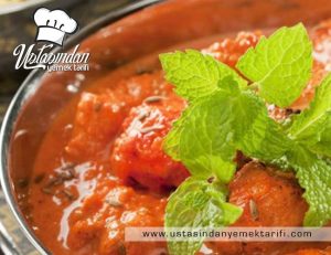 Madras sosu Tikka Masala Soslu Tavuk, Chicken with Tikka Masala Sauce