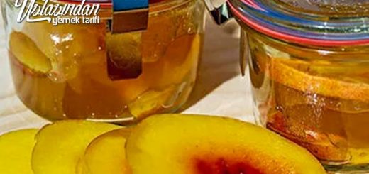 Şeftali Reçeli Tarifi, peach jam recipe