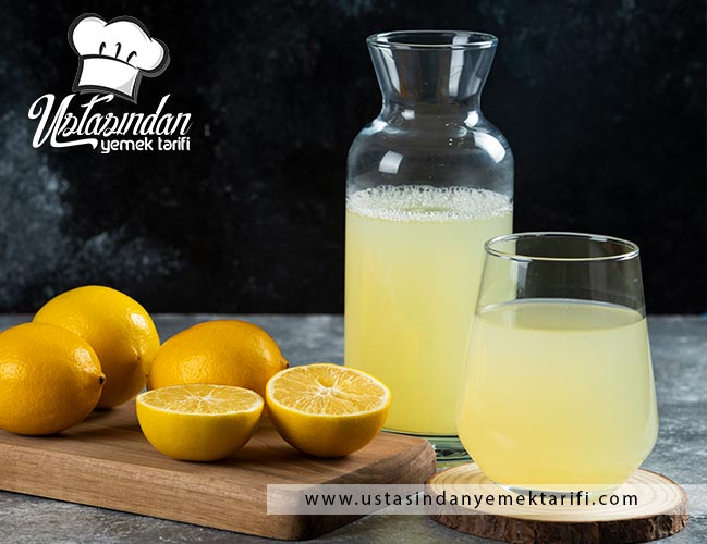 şekersiz limonata tarifi - sugar free lemonade recipe
