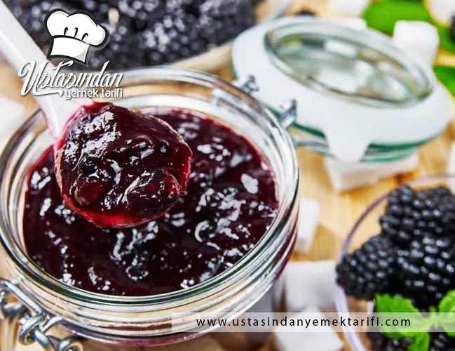 BÖĞÜRTLEN REÇELİ TARİFİ, blackberry jam recipe