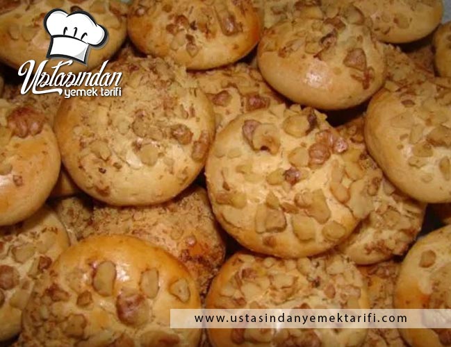 Cevizli kurabiye tarifi, walnut cookies recipe