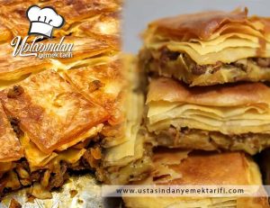 EL AÇMASI KIYMALI BÖREK TARİFİ, mince pies recipe