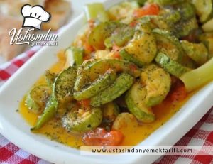 KABAK YEMEĞİ TARİFİ, zucchini recipe with olive oil
