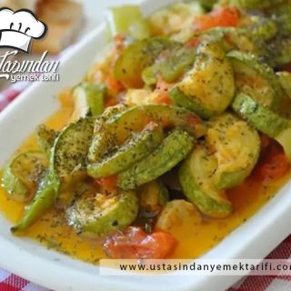 KABAK YEMEĞİ TARİFİ, zucchini recipe with olive oil