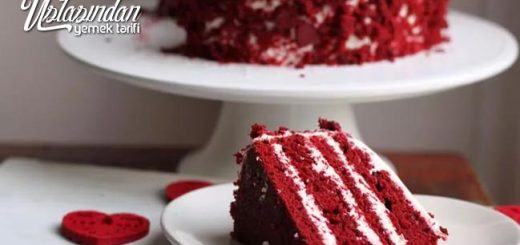 KIRMIZI KADİFE KEK TARİFİ, red velvet cake recipe