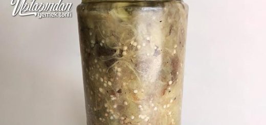 KOLAY KÖZLENMİŞ PATLICAN KONSERVESİ TARİFİ, Roasted Eggplant canned recipe