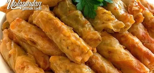 BEYAZ LAHANA SARMASI TARİFİ, cabbage roll recipe