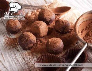 ÇİKOLATALI TRUF TARİFİ, chocolate truffle recipe