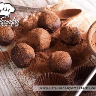 ÇİKOLATALI TRUF TARİFİ, chocolate truffle recipe