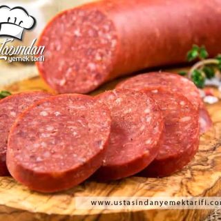 KURBAN ETİNDEN SUCUK TARİFİ, sausage recipe