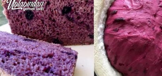 MOR EKMEK TARİFİ, purple bread recipe
