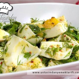 YUMURTA SALATASI TARİFİ, egg salad recipe