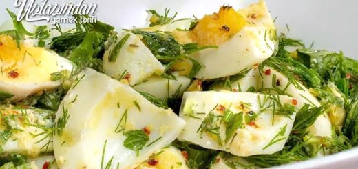 YUMURTA SALATASI TARİFİ, egg salad recipe