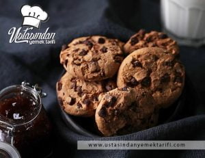 damla çikolatalı kurabiye tarifi - chocolate chip cookies recipe