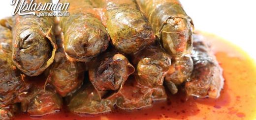 Etli Lübnan Yaprak Sarması Tarifi(WARAK ENAB Bİ LAHME), meat leaf wrap recipe