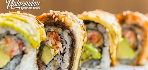 Pratik Balıksız Sushi Tarifi, Fishless Sushi Recipe
