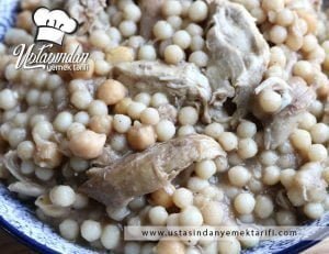 Tavuklu (MOĞRABİYE) MOGHRABİEH Kuskus Tarifi