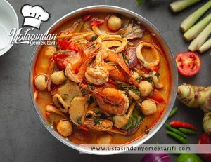 Tom yum goong Çorbası tarifi, Tom Yum Goong Soup Recipe