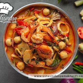Tom yum goong Çorbası tarifi, Tom Yum Goong Soup Recipe