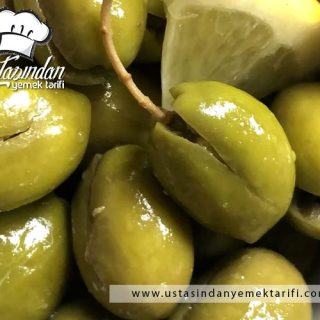 Yeşil Kırma Zeytin Tarifi, green crushed olives recipe