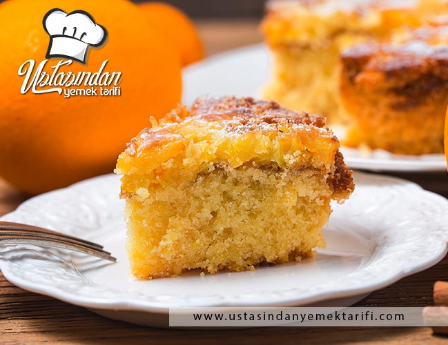 Portakallı ıslak kek tarifi, orange moist cake recipe