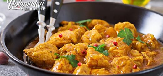 köri soslu tavuk tarifi, curry chicken recipe