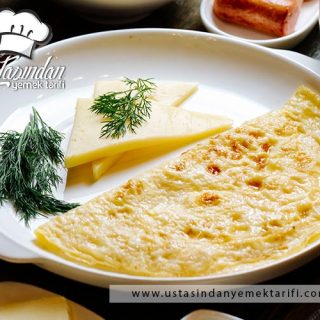 Beyaz peynirli omlet tarifi, cheese omelet recipe