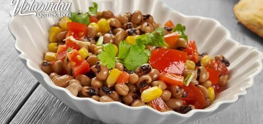 Börülce salatası tarifi, kidney bean salad recipe